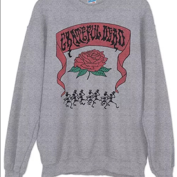 Grateful Dead Grey Sweatshirt - Picture 1 of 4